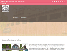 Tablet Screenshot of marshaghaicollege.org